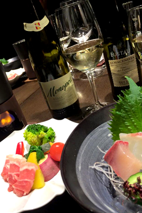 「CHAHARU ワイン会　日本料理とスペインワイン」