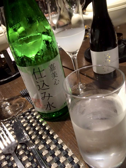 茶玻瑠2015「日本酒の会（蔵元　嘉美心酒造さん）」
